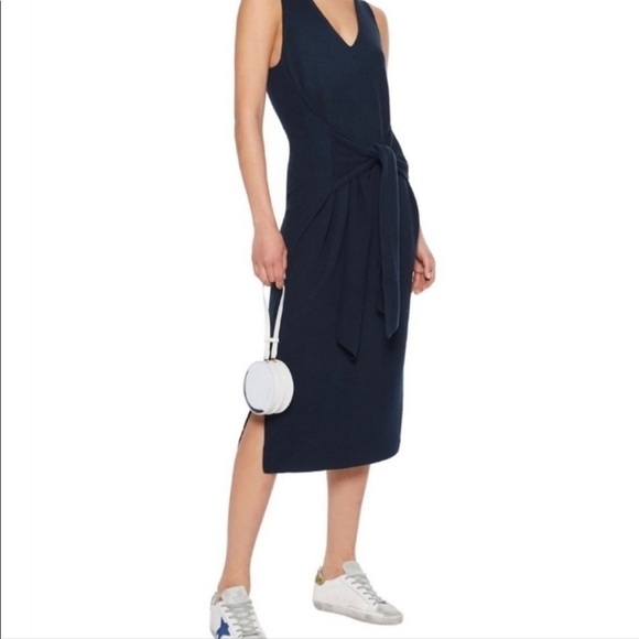 Rag & Bone Michelle Navy Blue Rib Knit Sweater Dress  Size S - Picture 10 of 10